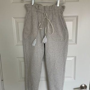 Something Navy Meghan Paperbag Sweatpants